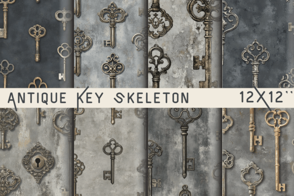 Download Antique Key Skeleton Wallpaper - Paper Collection