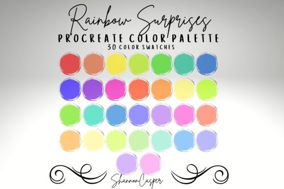 Download Rainbow Color Palette for Procreate - Rainbow color palette Collection