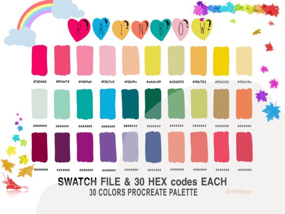 Download Rainbow Color Palette - Rainbow color palette Collection