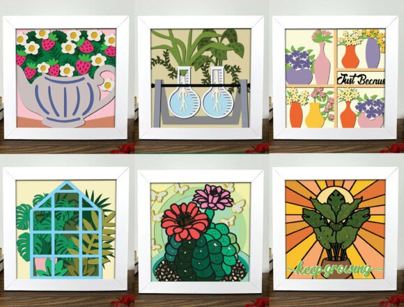 Download Modern Botanical Paper Cut Bundle - Paper Collection
