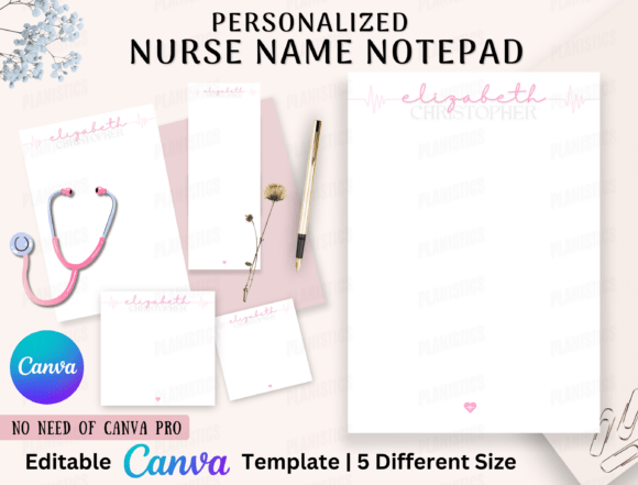 Download Nurse Notepad/Writing Paper, Gift, Canva - Paper Collection